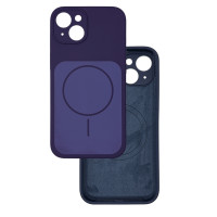 Чохол Silicone Case Vision MagSafe темно-синій iPhone 14