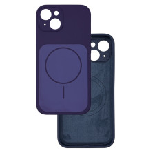 Чехол Silicone Case Vision MagSafe темно-синий iPhone 14