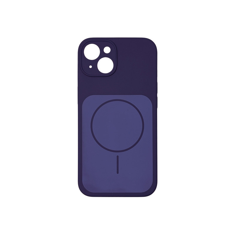 Чехол Silicone Case Vision MagSafe темно-синий iPhone 14