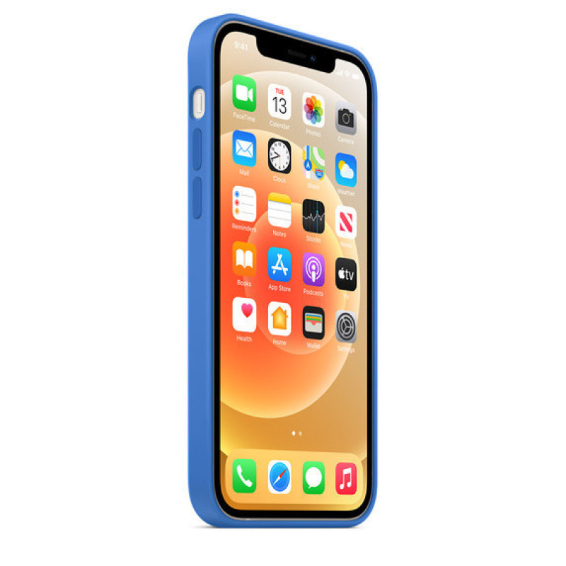 Чехол Silicone Case iPhone 13 Pro Max Синий (Capri blue)