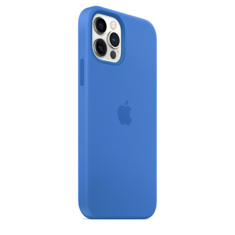 Чехол Silicone Case iPhone 13 Pro Max Синий (Capri blue)