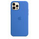 Чехол Silicone Case iPhone 13 Pro Max Синий (Capri blue)