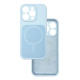 Чехол Silicone Case Vision MagSafe светло-голубой iPhone 15 Pro Max