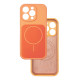 Чохол Silicone Case Vision MagSafe помаранчевий iPhone 15 Pro Max