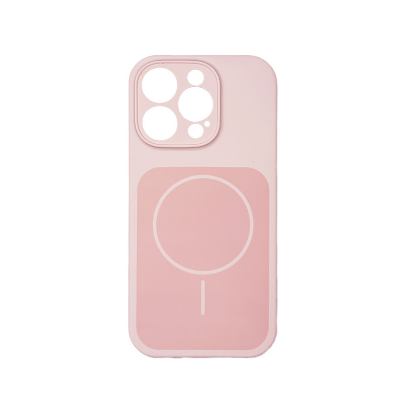 Чехол Silicone Case Vision MagSafe пудра iPhone 15 Pro Max