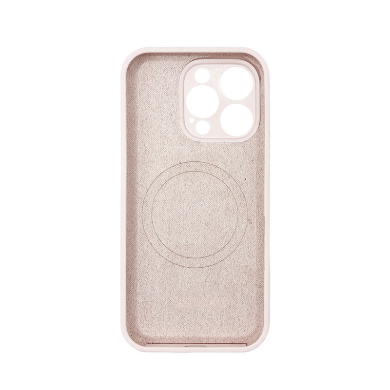 Чехол Silicone Case Vision MagSafe пудра iPhone 15 Pro Max