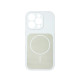 Чехол Silicone Case Vision MagSafe белый iPhone 15 Pro Max