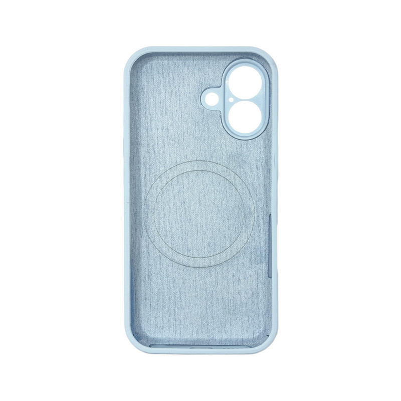 Чехол Silicone Case Vision MagSafe светло-голубой iPhone 16
