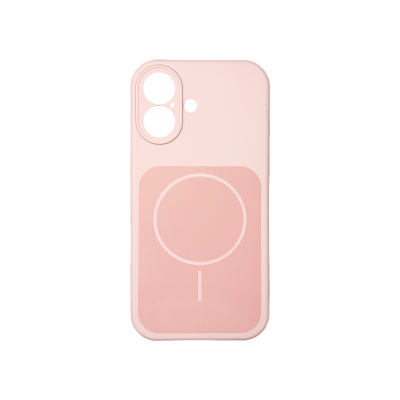 Чехол Silicone Case Vision MagSafe пудра iPhone 16