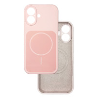 Чохол Silicone Case Vision MagSafe пудра iPhone 16