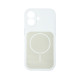 Чехол Silicone Case Vision MagSafe белый iPhone 16