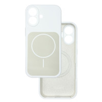 Чохол Silicone Case Vision MagSafe білий iPhone 16