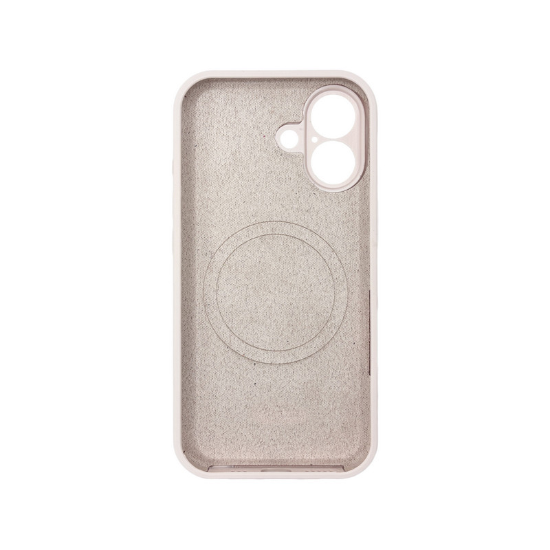 Чехол Silicone Case Vision MagSafe белый iPhone 16