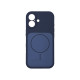 Чехол Silicone Case Vision MagSafe темно-синий iPhone 16