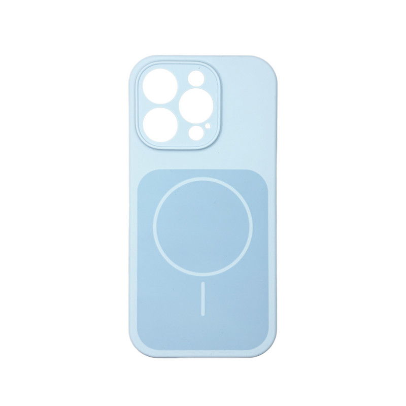 Чехол Silicone Case Vision MagSafe светло-голубой iPhone 16 Pro