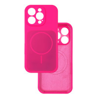Чохол Silicone Case Vision MagSafe фуксія iPhone 16 Pro