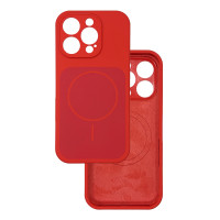 Чохол Silicone Case Vision MagSafe червоний iPhone 16 Pro