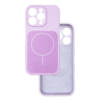 Чохол Silicone Case Vision MagSafe лаванда iPhone 16 Pro