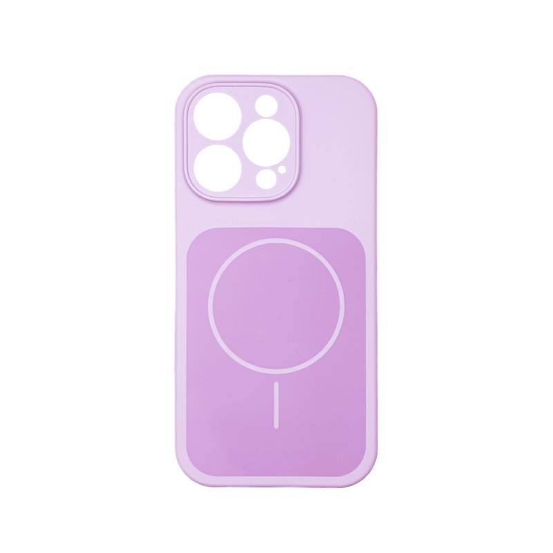 Чехол Silicone Case Vision MagSafe лаванда iPhone 16 Pro