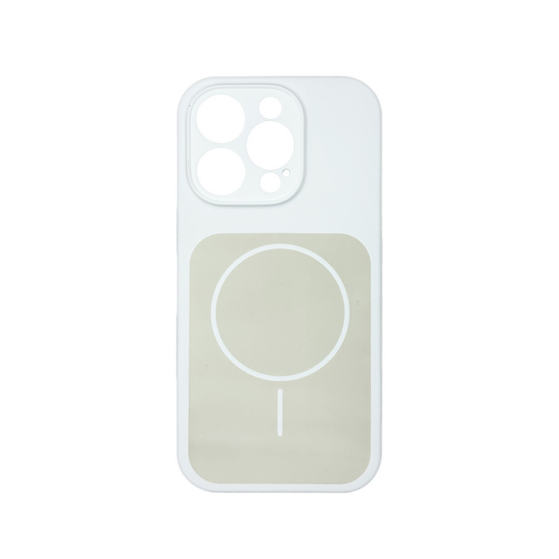 Чехол Silicone Case Vision MagSafe белый iPhone 16 Pro