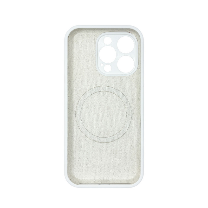 Чехол Silicone Case Vision MagSafe белый iPhone 16 Pro