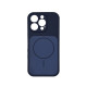 Чехол Silicone Case Vision MagSafe темно-синий iPhone 16 Pro