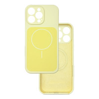 Чохол Silicone Case Vision MagSafe жовтий iPhone 16 Pro Max