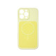 Чехол Silicone Case Vision MagSafe жёлтый iPhone 16 Pro Max