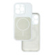 Чехол Silicone Case Vision MagSafe белый iPhone 16 Pro Max