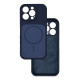 Чехол Silicone Case Vision MagSafe темно-синий iPhone 16 Pro Max