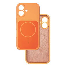 Чехол Silicone Case Vision MagSafe оранжевый iPhone 17