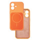 Чехол Silicone Case Vision MagSafe оранжевый iPhone 17