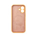 Чехол Silicone Case Vision MagSafe оранжевый iPhone 17