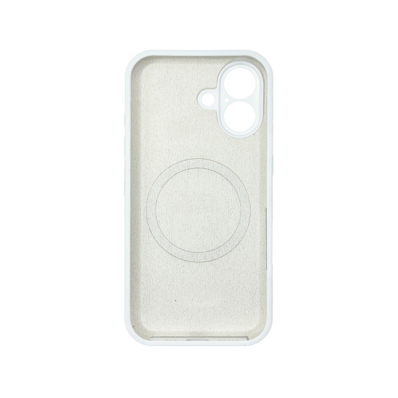 Чехол Silicone Case Vision MagSafe белый iPhone 17