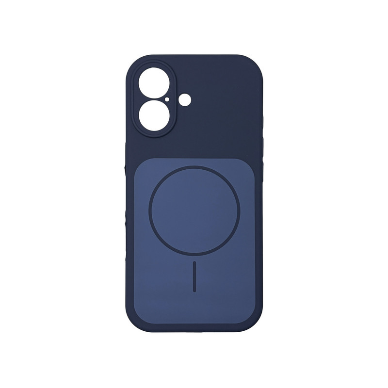 Чехол Silicone Case Vision MagSafe темно-синий iPhone 17