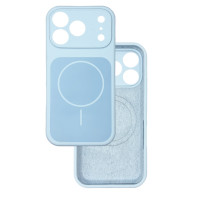 Чехол Silicone Case Vision MagSafe светло-голубой iPhone 17 Pro
