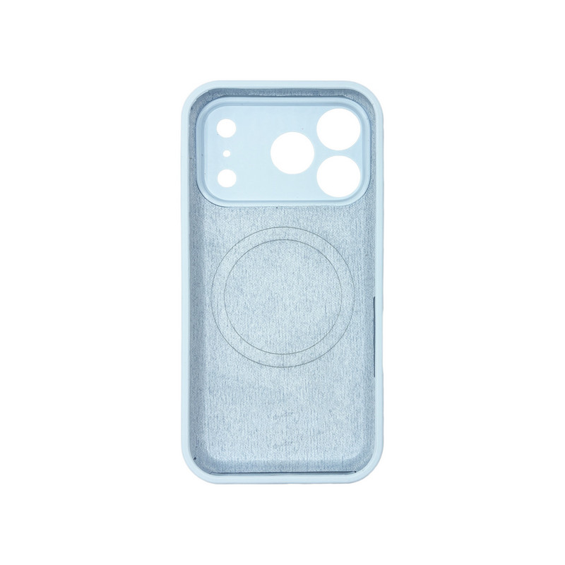 Чохол Silicone Case Vision MagSafe світло-блакитний iPhone 17 Pro