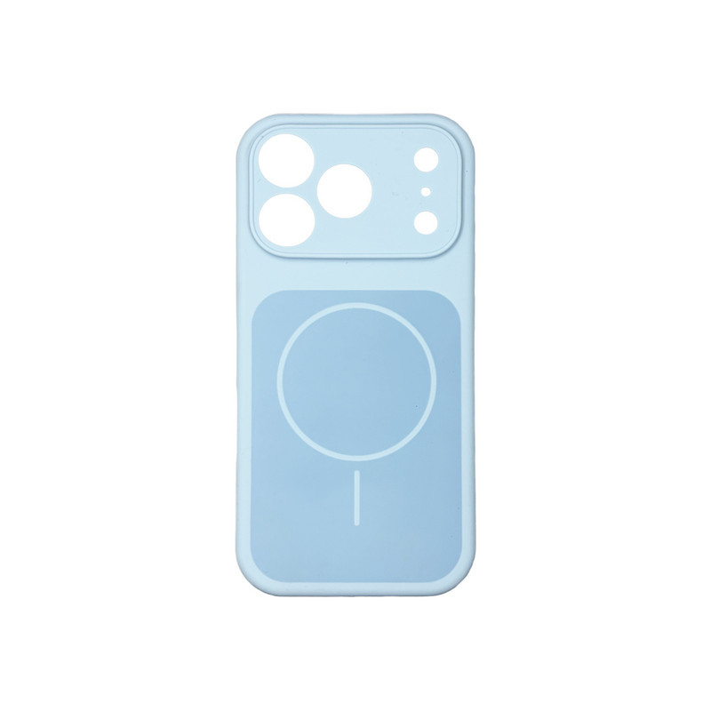 Чохол Silicone Case Vision MagSafe світло-блакитний iPhone 17 Pro
