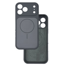 Чехол Silicone Case Vision MagSafe темно-серый iPhone 17 Pro