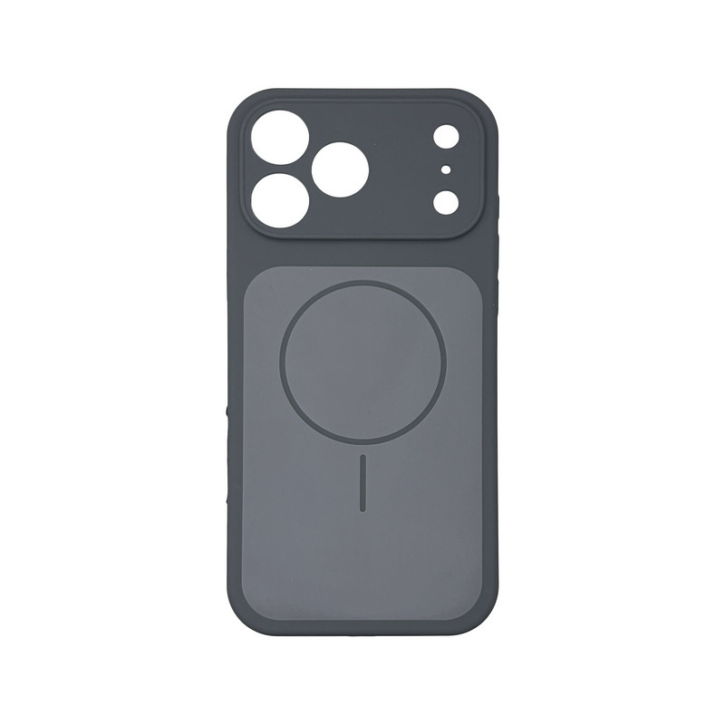 Чехол Silicone Case Vision MagSafe темно-серый iPhone 17 Pro