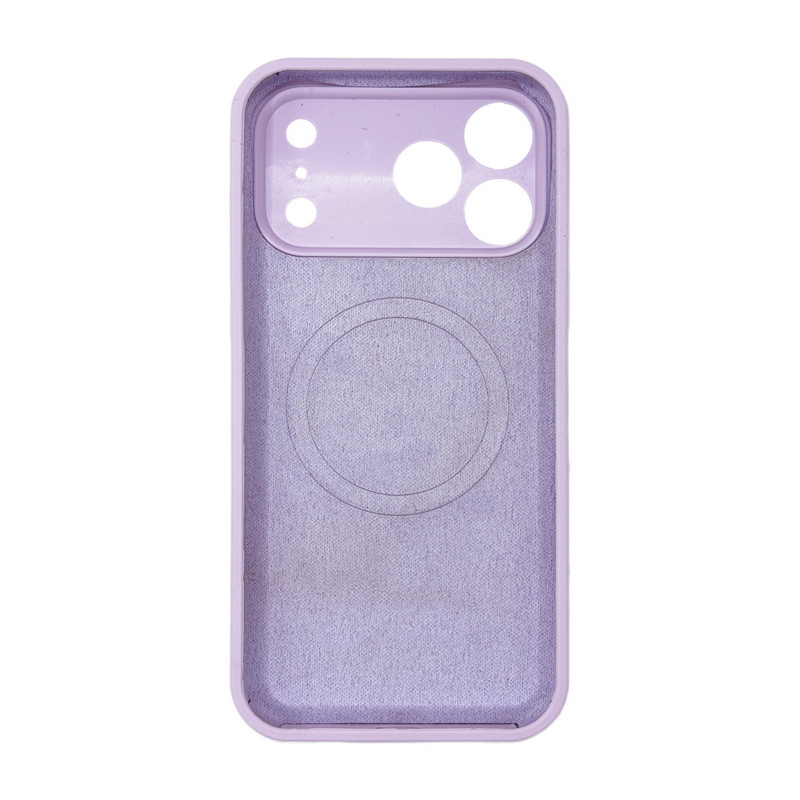 Чехол Silicone Case Vision MagSafe лаванда iPhone 17 Pro