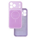 Чехол Silicone Case Vision MagSafe лаванда iPhone 17 Pro