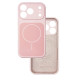 Чохол Silicone Case Vision MagSafe пудра iPhone 17 Pro