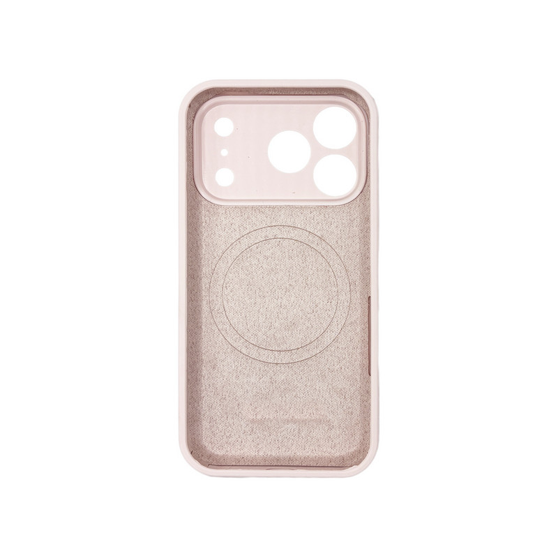 Чохол Silicone Case Vision MagSafe пудра iPhone 17 Pro