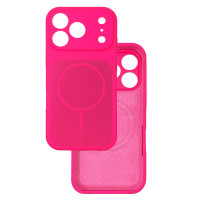 Чехол Silicone Case Vision MagSafe фуксия iPhone 17 Pro Max