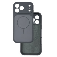 Чехол Silicone Case Vision MagSafe темно-серый iPhone 17 Pro Max
