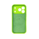 Чехол Silicone Case Vision MagSafe зелений неон iPhone 17 Pro Max
