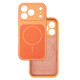 Чехол Silicone Case Vision MagSafe оранжевый iPhone 17 Pro Max