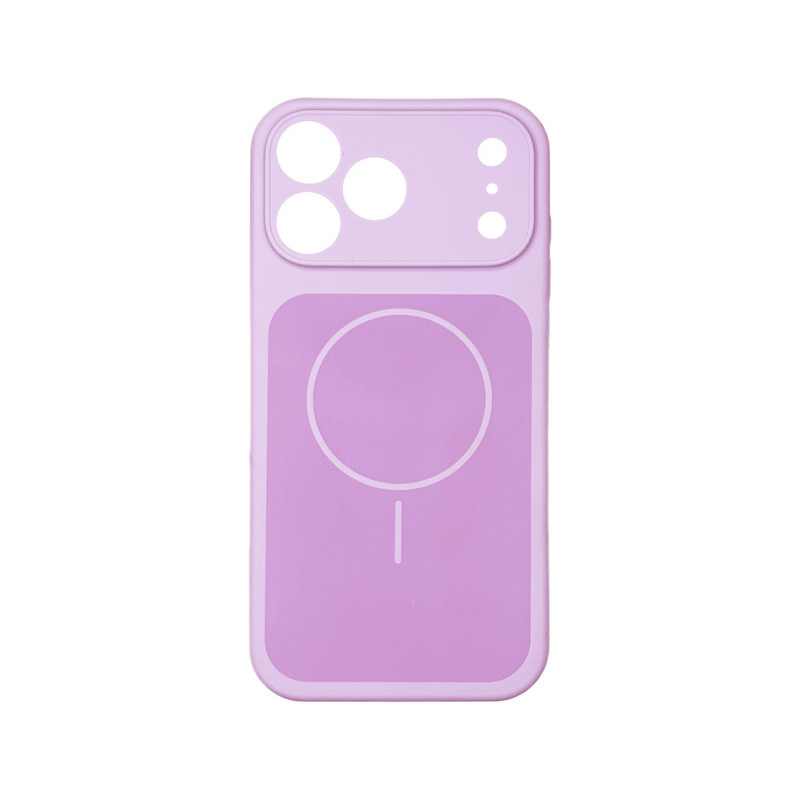 Чехол Silicone Case Vision MagSafe лаванда iPhone 17 Pro Max
