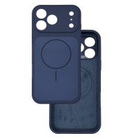 Чохол Silicone Case Vision MagSafe темно-синій iPhone 17 Pro Max